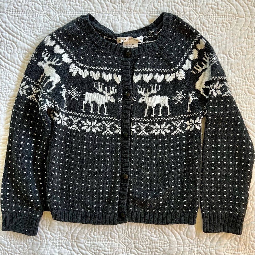 Darling girls cardigan sweater 🤍 Max Studio size 5/6